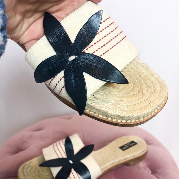 Kate Spade Espadrille Flower Slide Sandals… - Picture 4 of 6